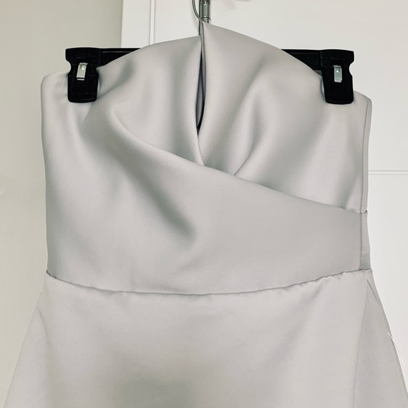 jay godfrey darcy gown in silver size 2 - Picture 5 of 8